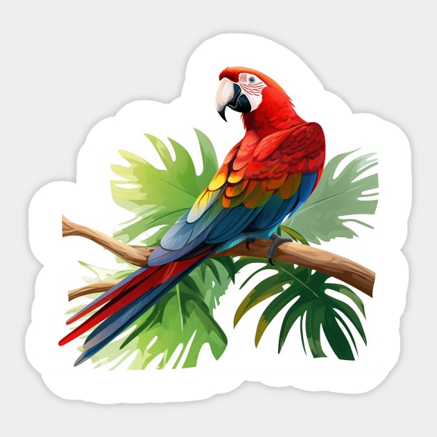 Macaw Lover Sticker by zooleisurelife